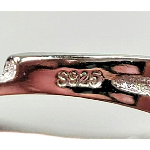 Pure Chic 925 SS Adjustable Ring With Bright Blue Freshwater Pearl - Picture 3 of 6